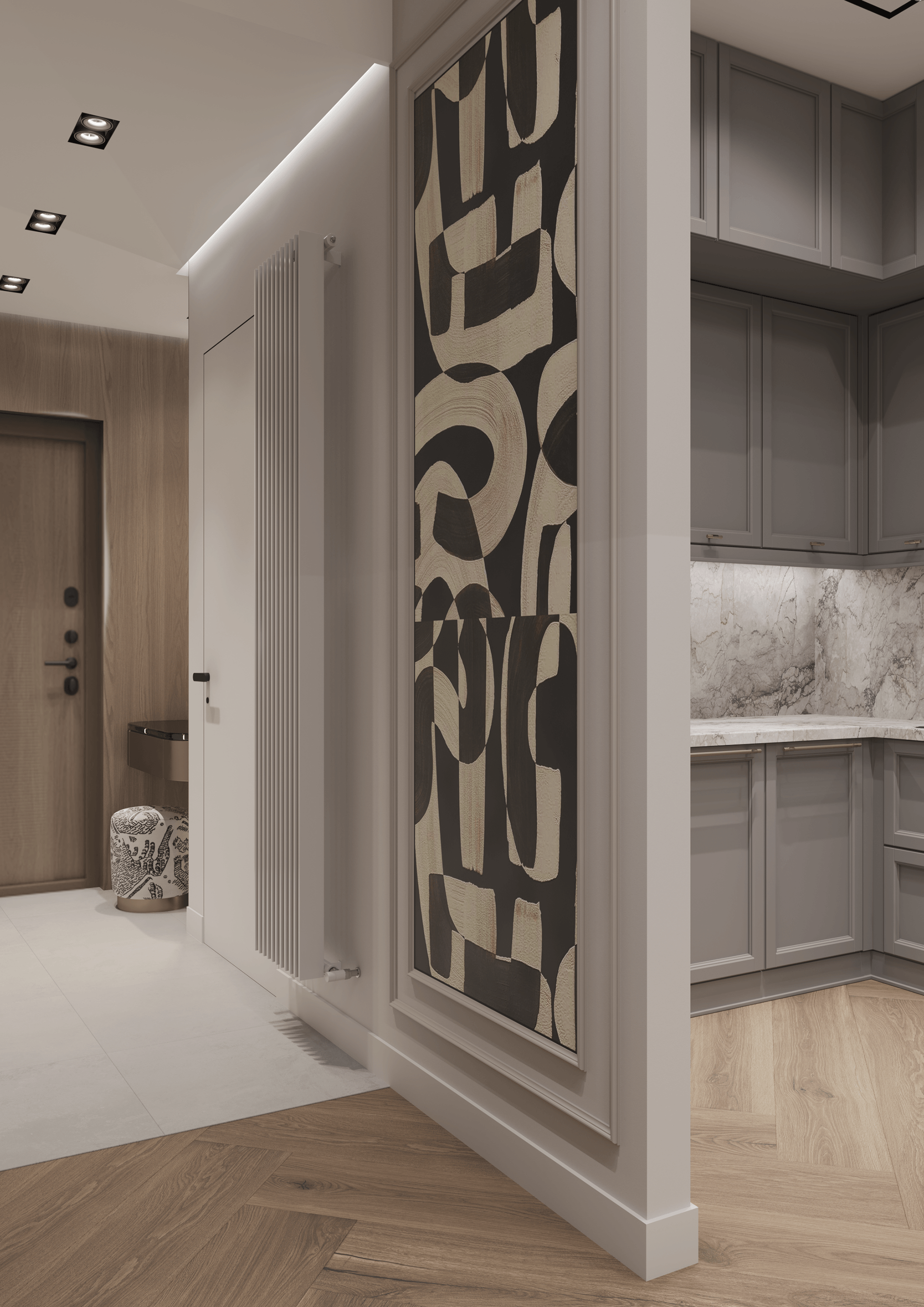 开放式概念起居与厨房空间设计丨亚美尼亚-8