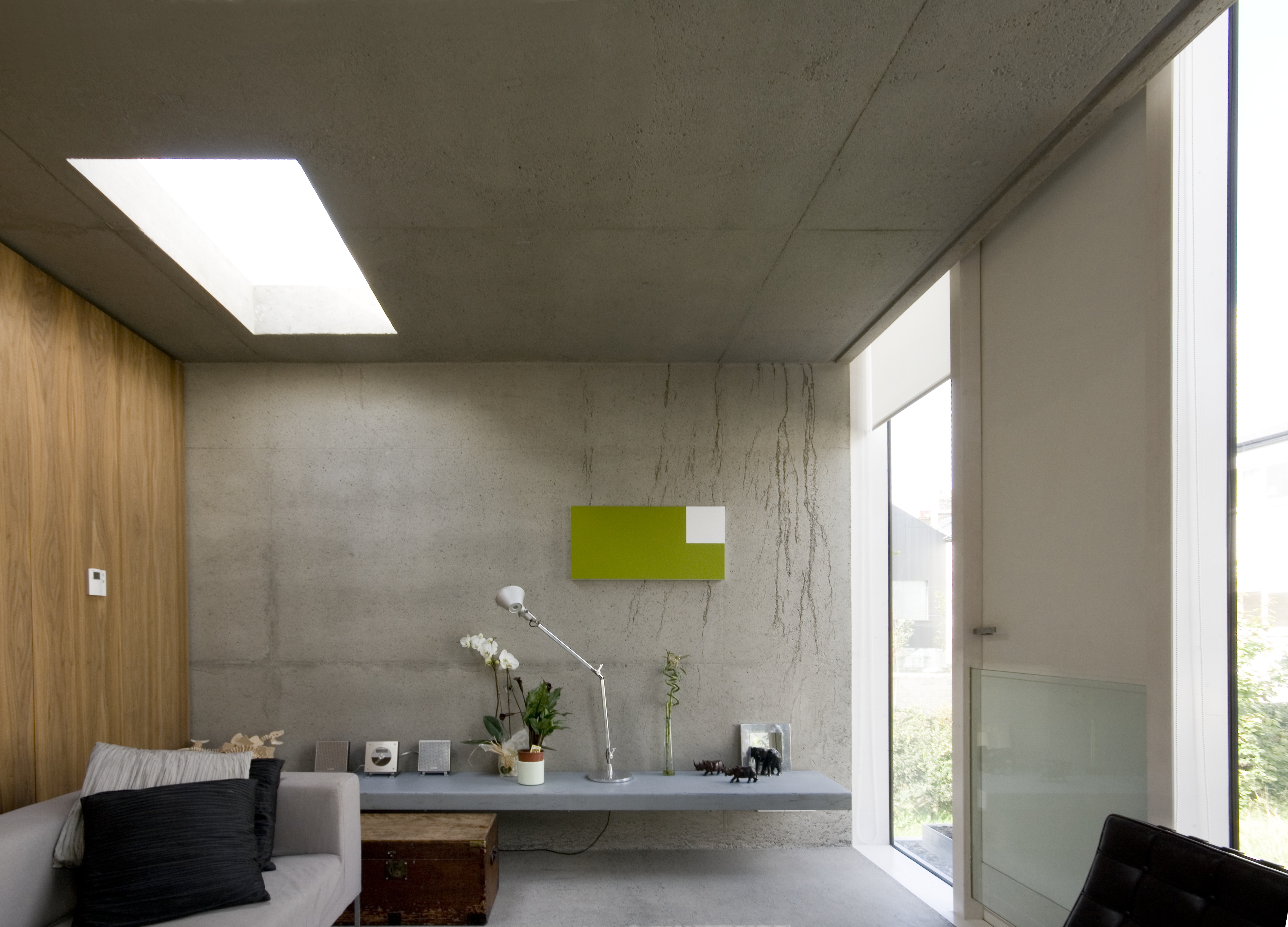 都柏林郊区单一家庭住宅的混凝土空间探索-10