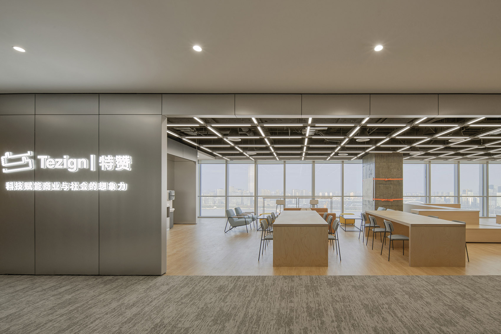 积极的厚墙–特赞星扬西岸中心总部办公室丨中国上海丨XFRAME 乂口设计-2