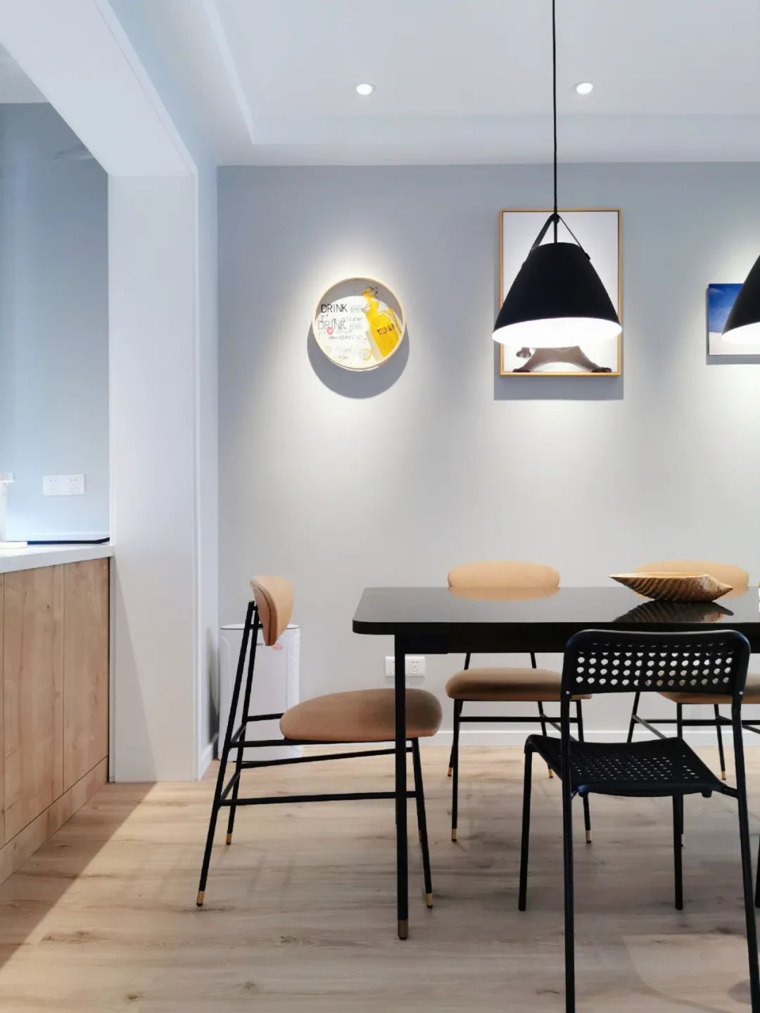 90㎡程序员家居，设备柜、地台、咖啡吧一应俱全-52