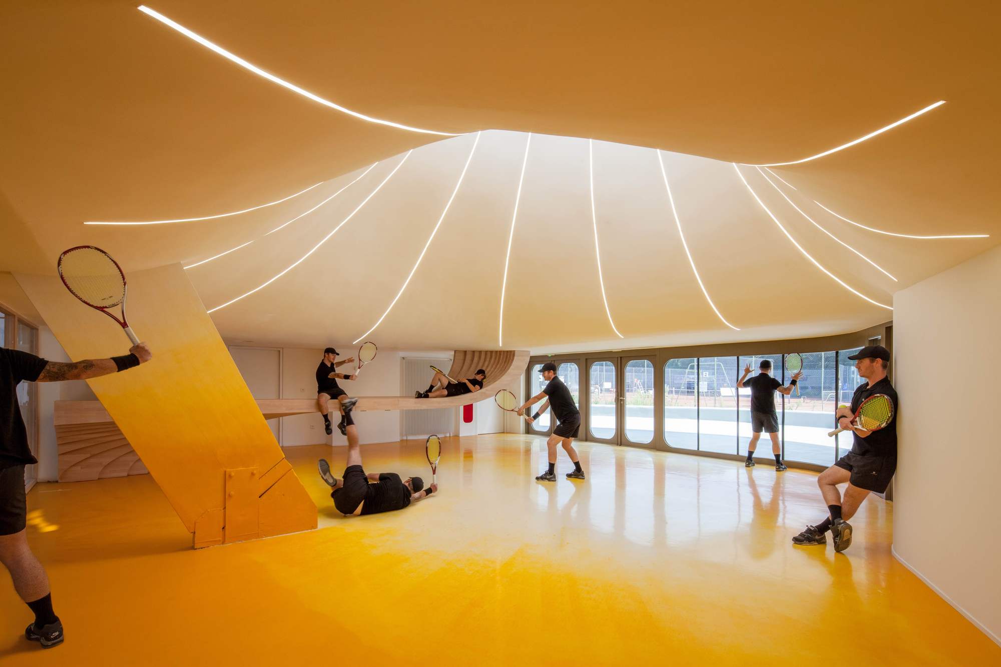 Tennis Club in Strasbourg  / Paul Le Quernec-28