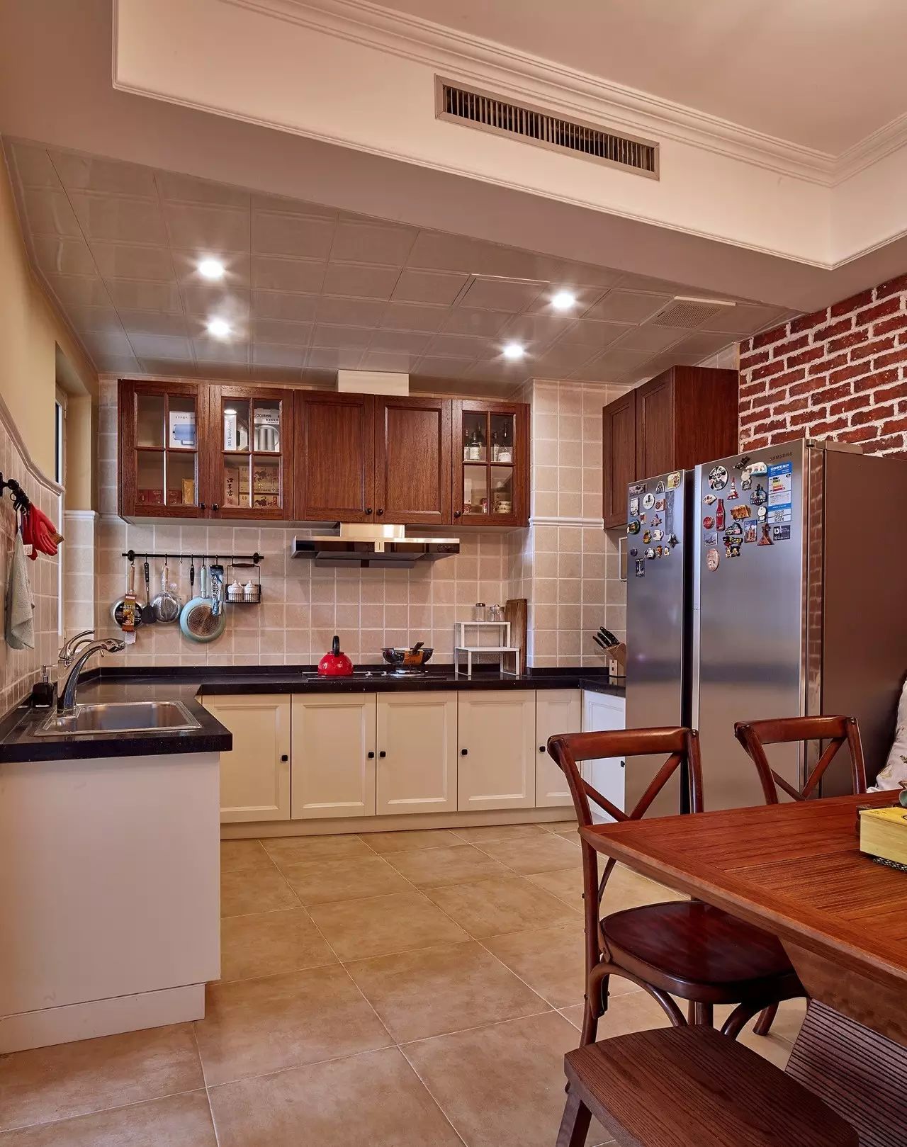 天津海逸长洲美式混搭风设计 | 金色的麦浪，轻柔的话语-35