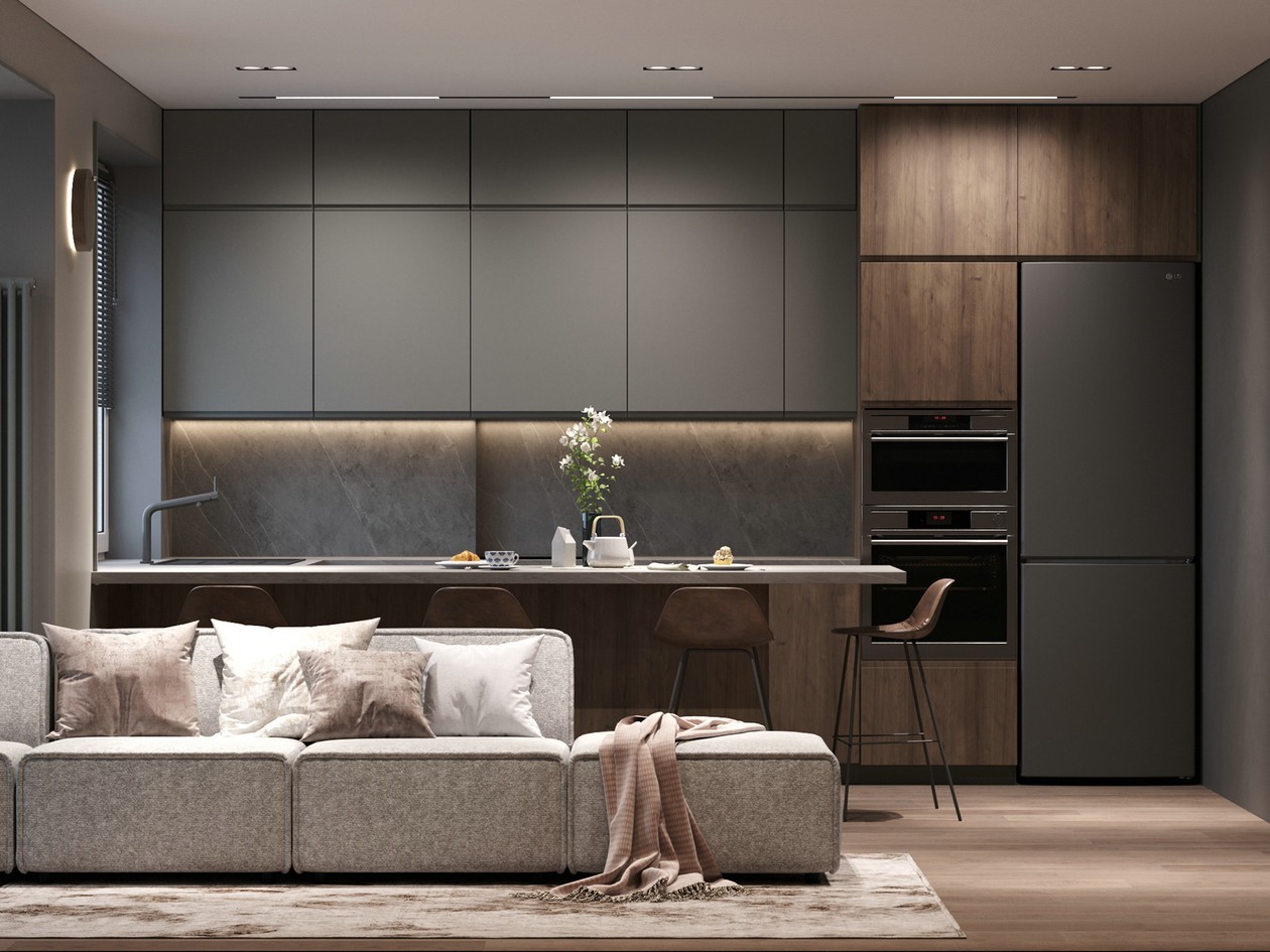 95㎡高级色系空间设计 优雅风韵动人心弦-4