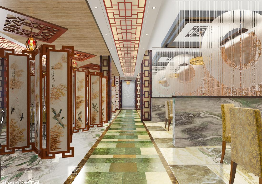 
现代中式餐饮空间设计 -1