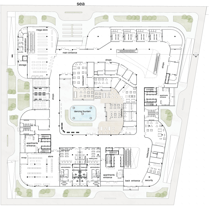 V TOWER NEW ALAMEIN CITY商业与住宅塔楼丨开罗大学工程学院建筑系-14