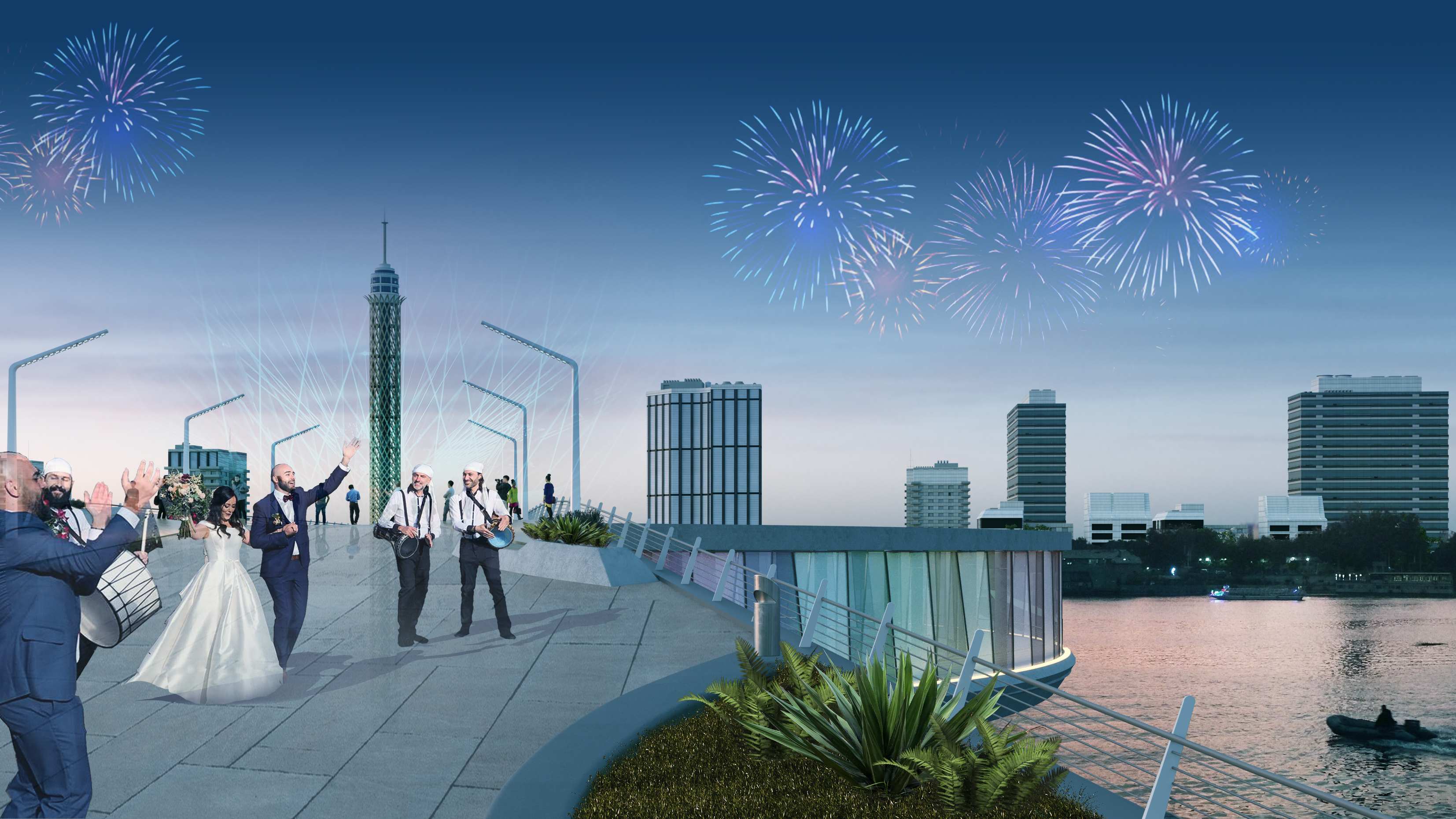 尼罗河大桥竞赛丨埃及开罗丨Lab59 Architects-19