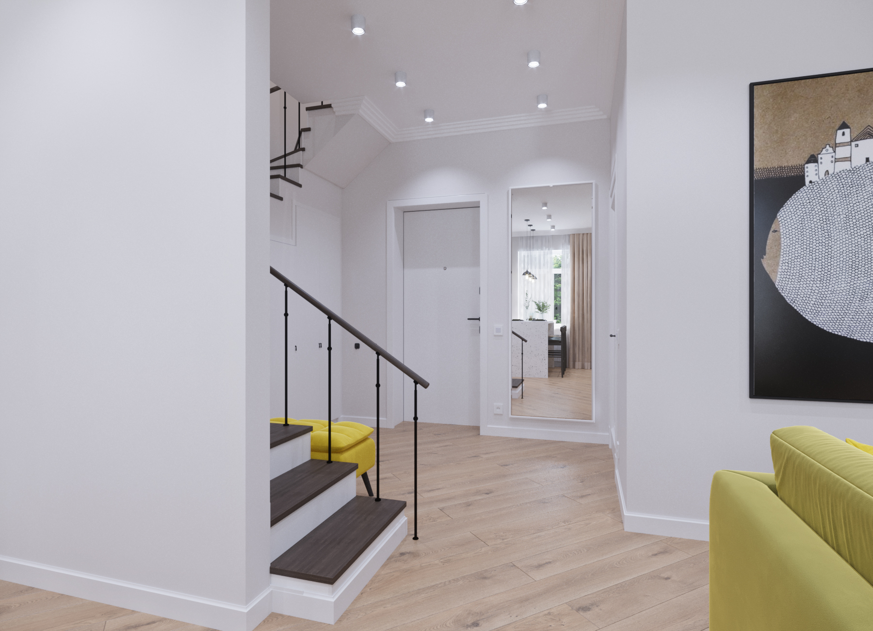 Design apartment with attic 100m2. Tashkent-8