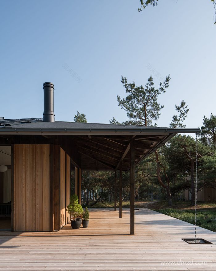 瑞典日式四合院 | Sommarhus T 的和谐自然之美-10