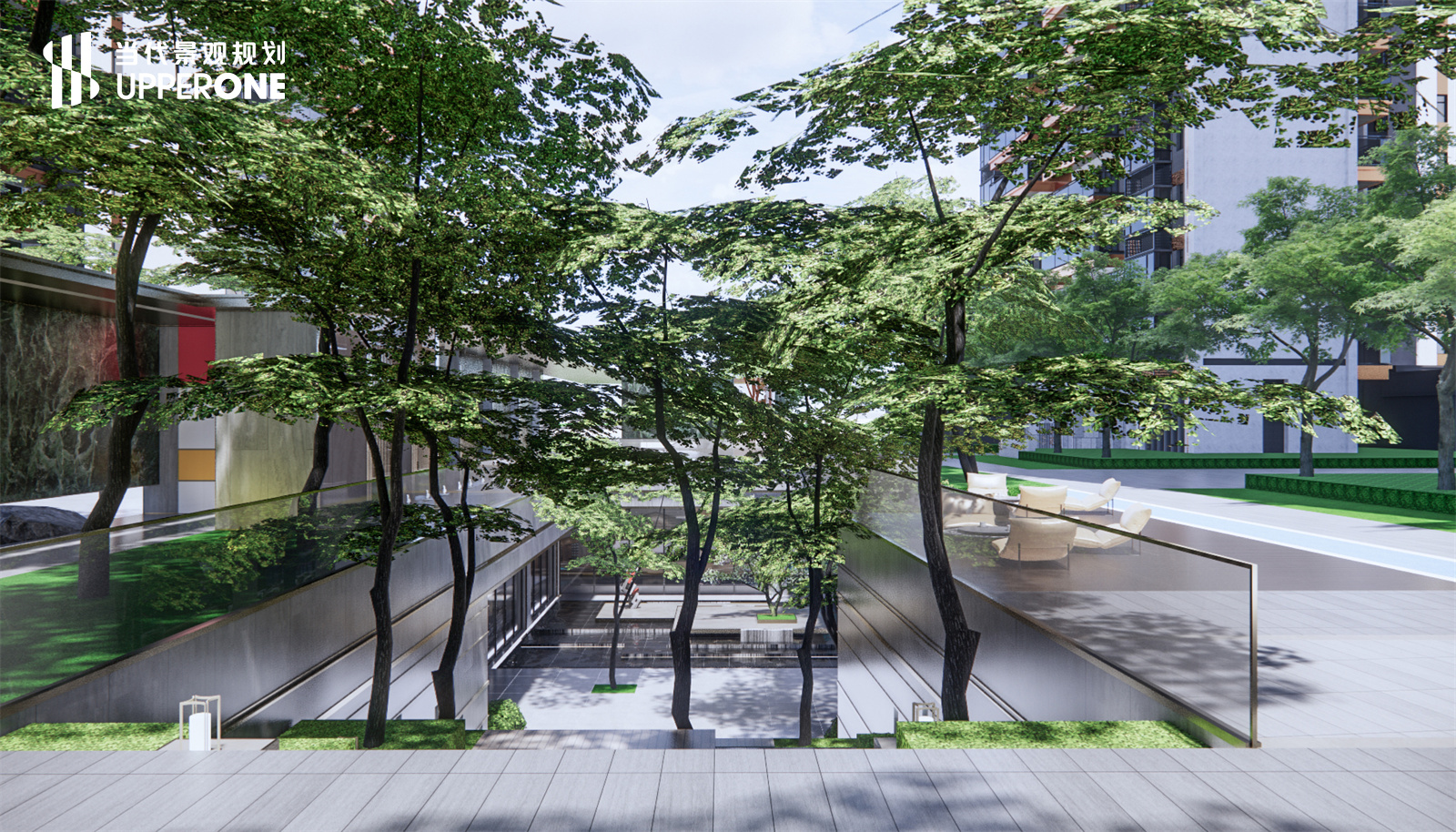 广西北投时代·峯范下沉区及架空层景观设计-2