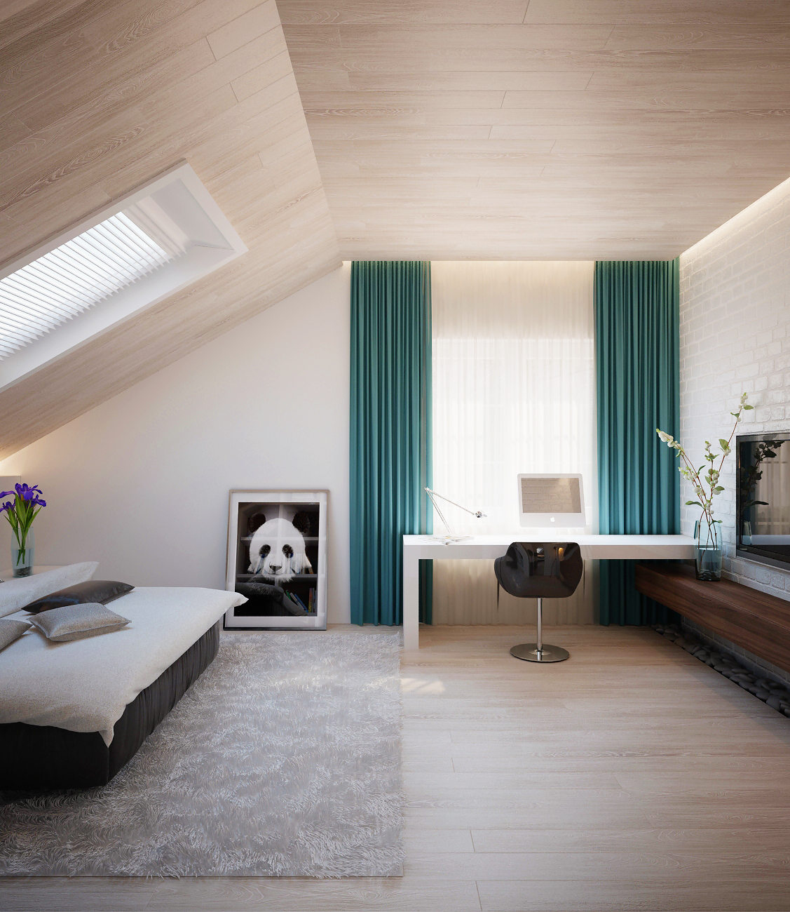 The interiors of a country house in the Kaluga road Alexandra Fedorova-7