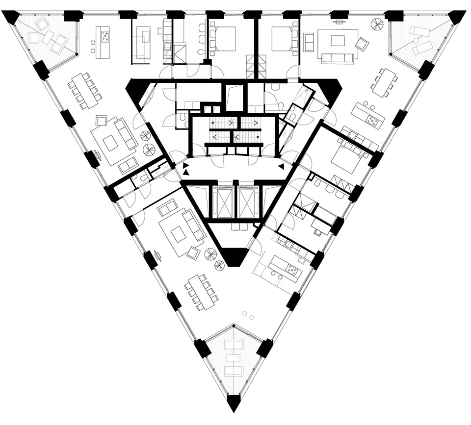 CasaNova 大楼丨荷兰鹿特丹丨Barcode Architects-9