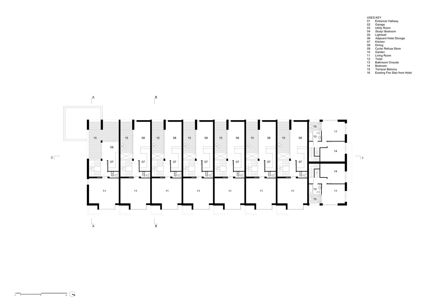 Dexter Moren Associates 打造现代家庭住宅典范——Peel Place-41