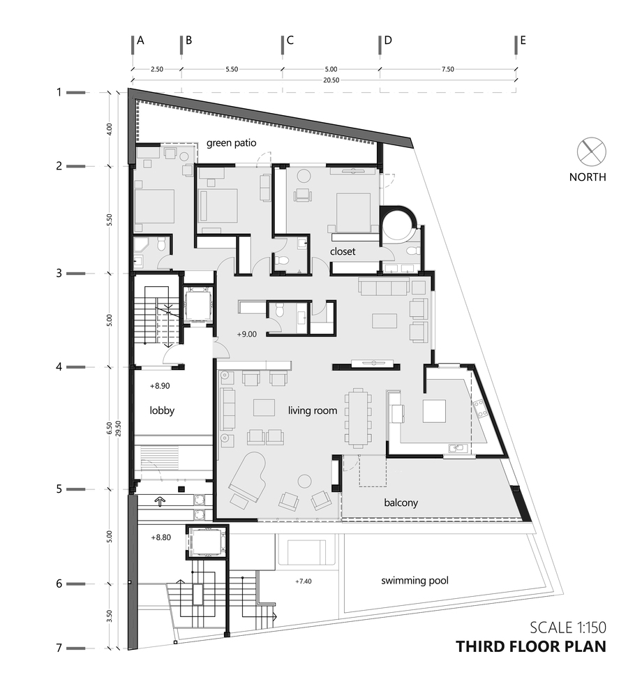 伊朗拉瓦桑的私密公寓设计-57