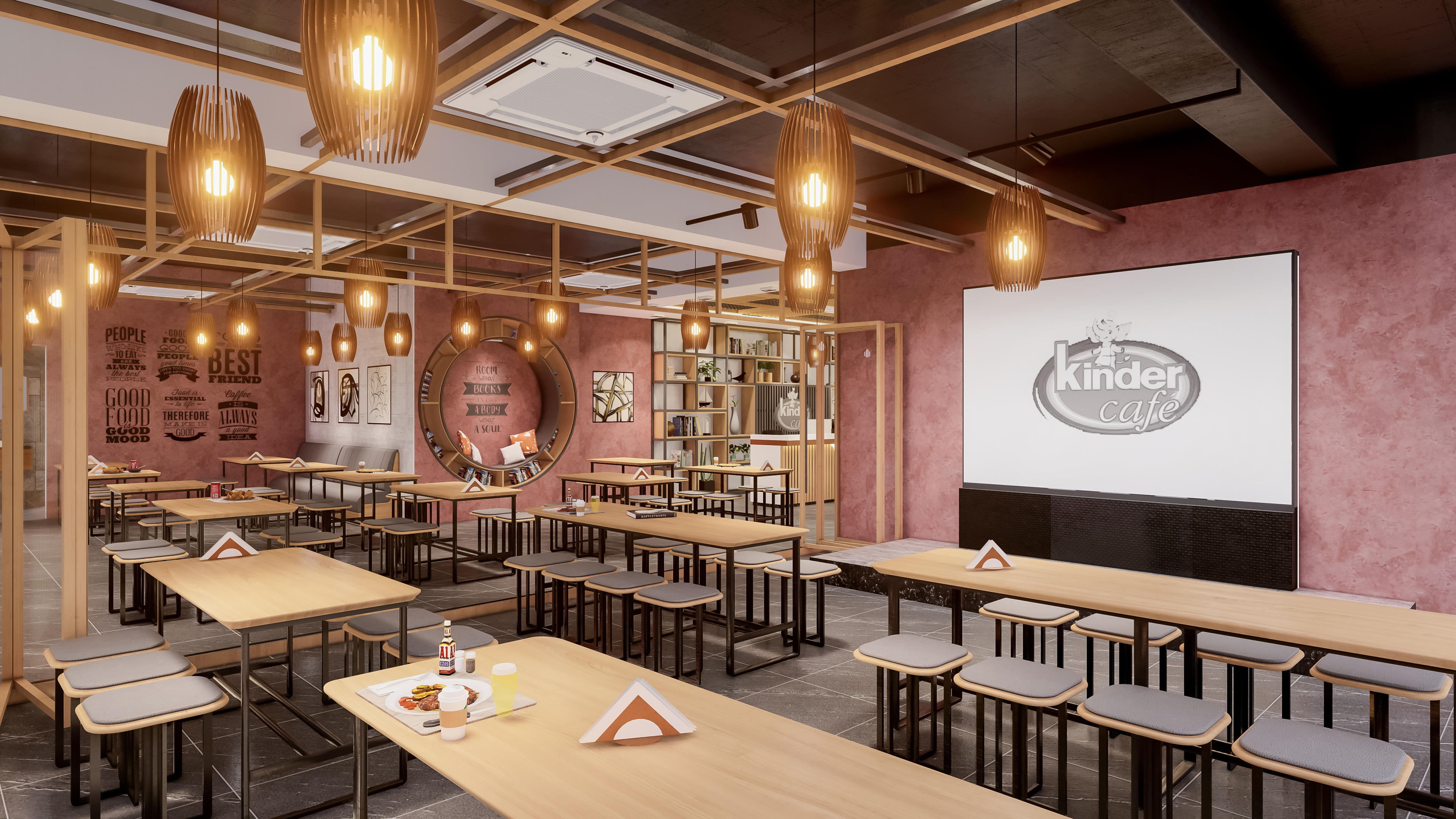 Interior of Kinder Café, a Venture of Boo Boo world-5