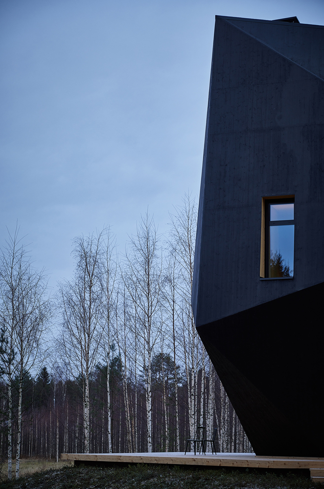 芬兰“陨石”住宅丨芬兰拉赫蒂丨Ateljé Sotamaa-35
