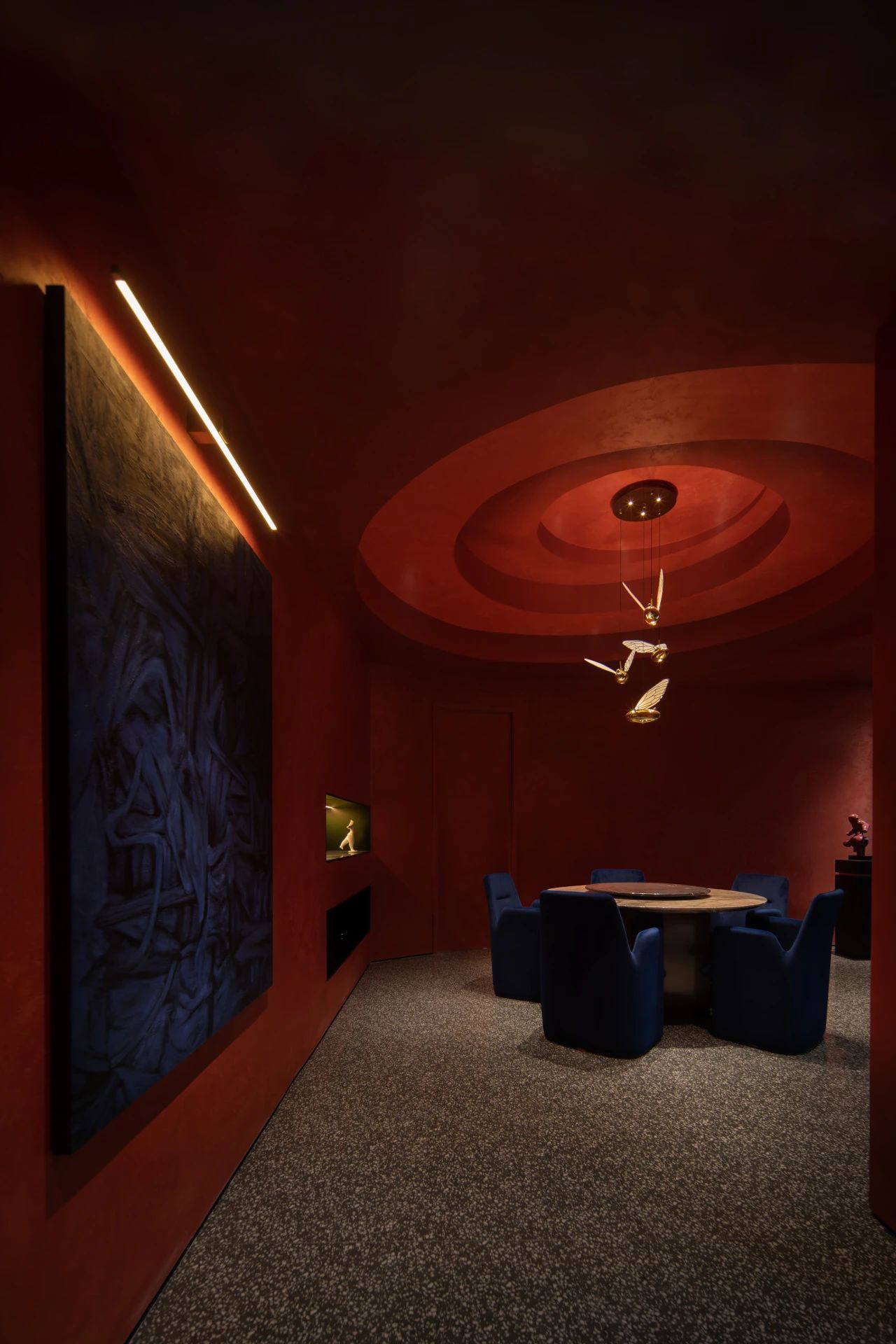 鹏 club · 山水庭院般的餐饮空间丨中国济南丨易昂设计-31