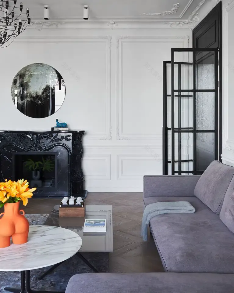 巴黎风尚 · 哈萨克斯坦的优雅家庭公寓-2