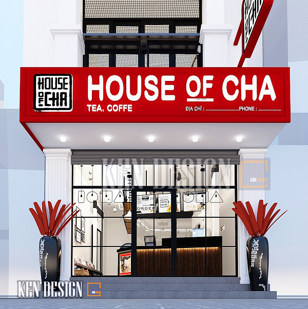 House of Cha hàng Đậu奶茶店室内设计丨Kendesign-9