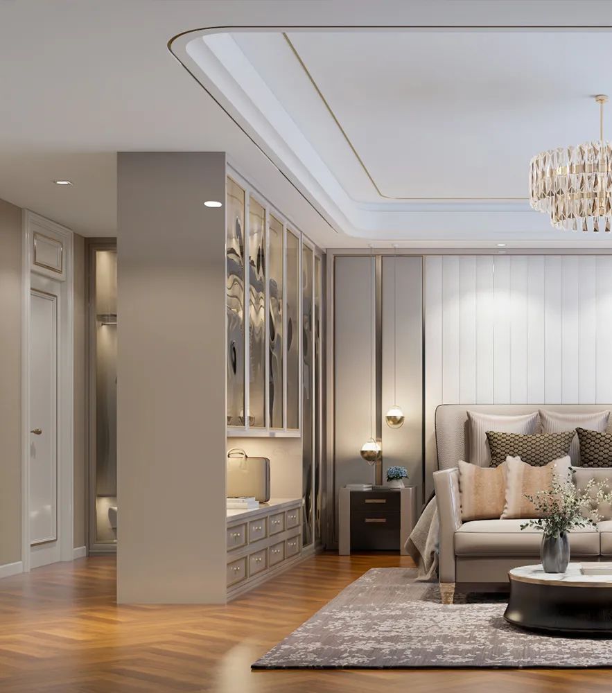 独栋别墅,1700㎡北京丽宫,典雅与现代交融之美丨中国北京丨方鲲国际设计事务所-32