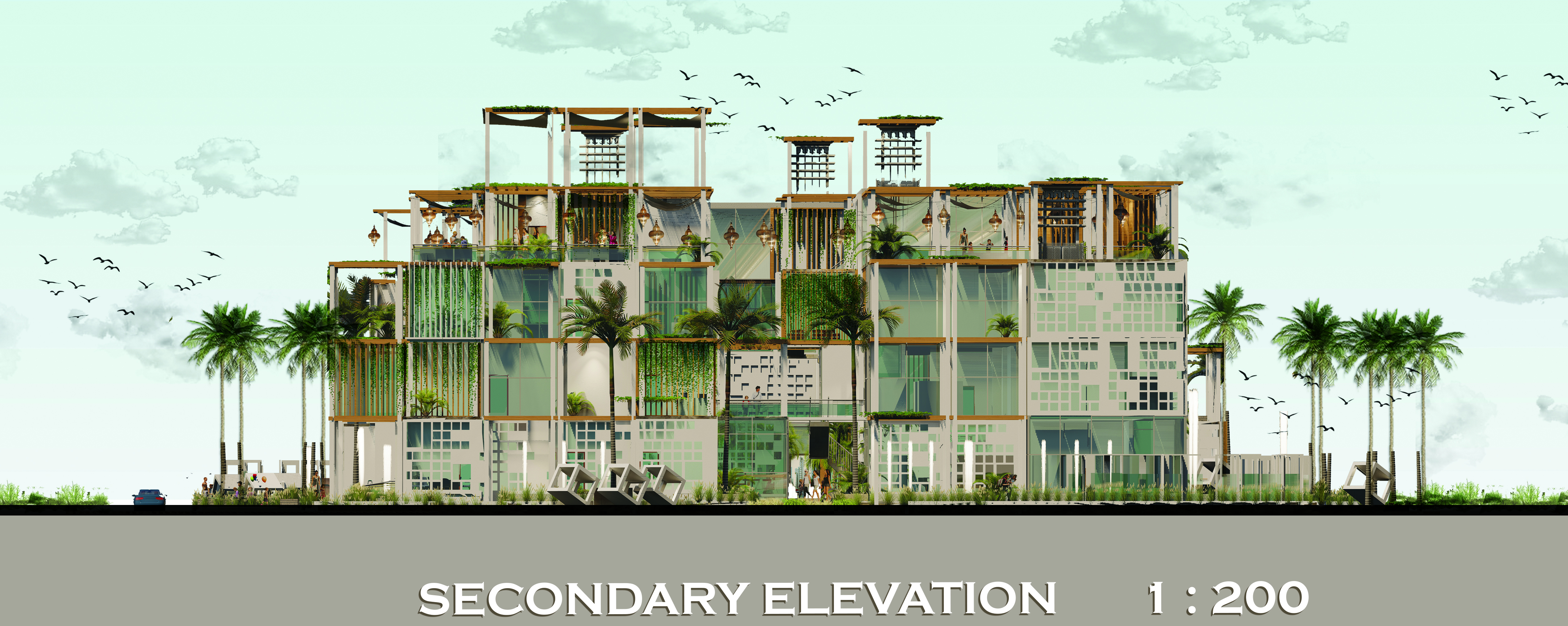 马阿迪的立方体·联合办公空间丨开罗大学工程学院建筑系-27