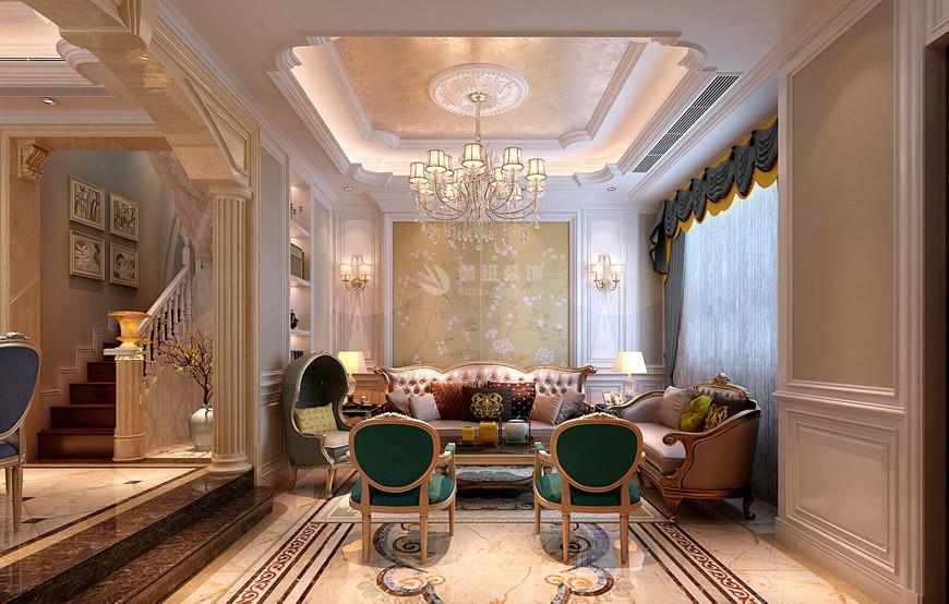 宝格丽小镇 260 平米欧式别墅,鲁班装饰呈现咸阳店原创设计-4