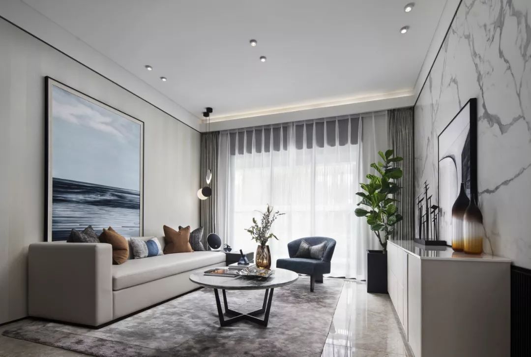 肇庆鼎湖现代简约样板房设计-2