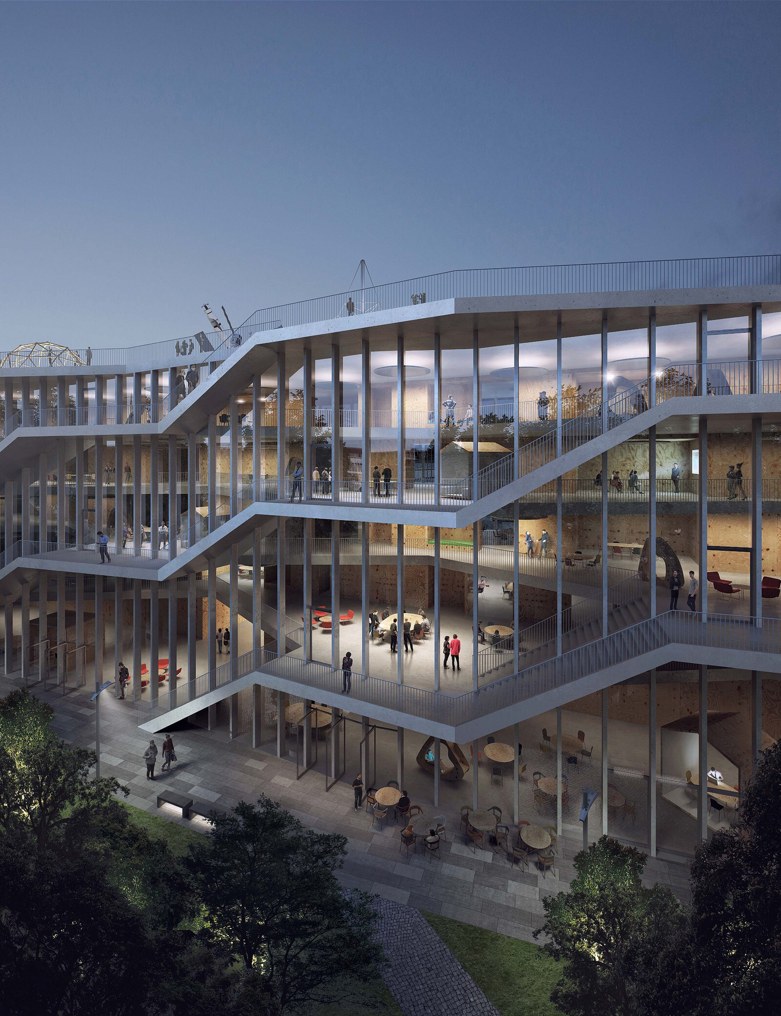 巴黎·萨克雷大学理工学院学习中心-7