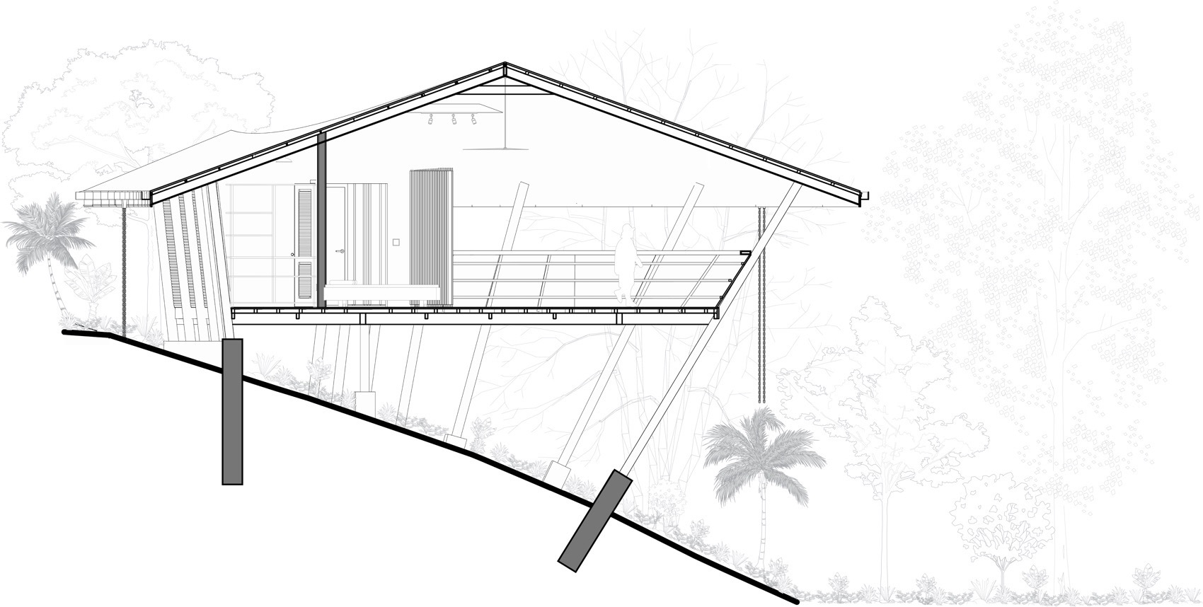 Ojo de Nila别墅丨哥斯达黎加蓬塔雷纳斯丨Studio Saxe-98