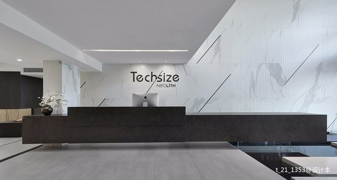 150万元商业展示550平米装修案例·效果图 去繁取简 岩之有物-18