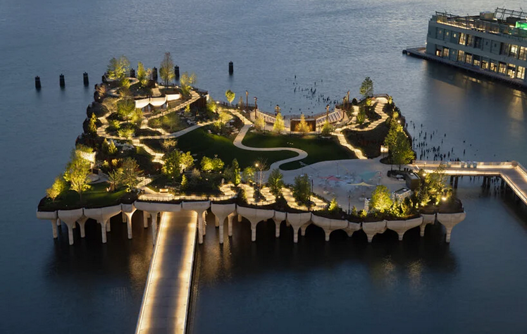 纽约水上公园“Little Island”丨美国纽约丨Heatherwick Studio-16