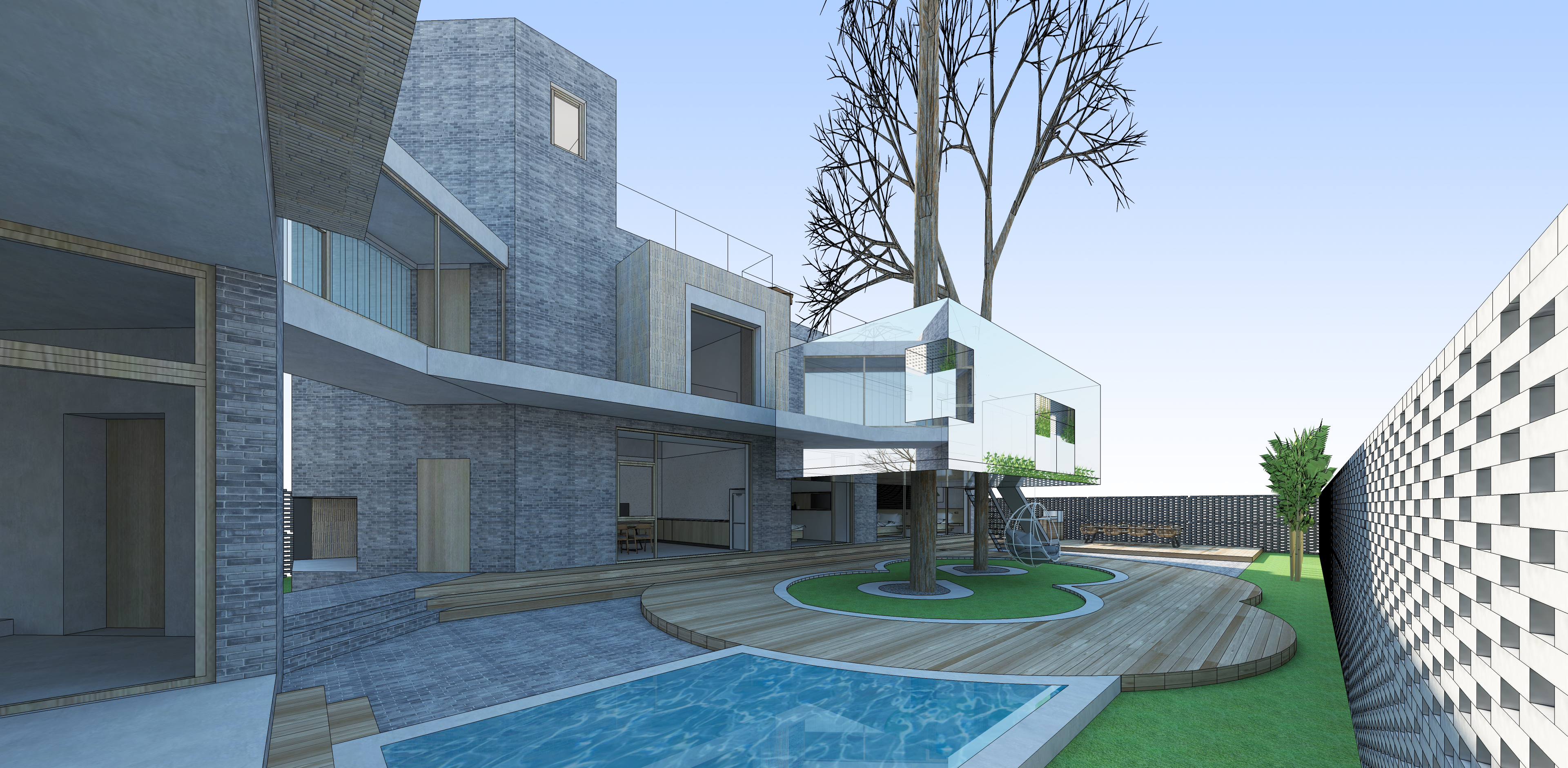 青砖与竹民宿设计丨中国北京-9