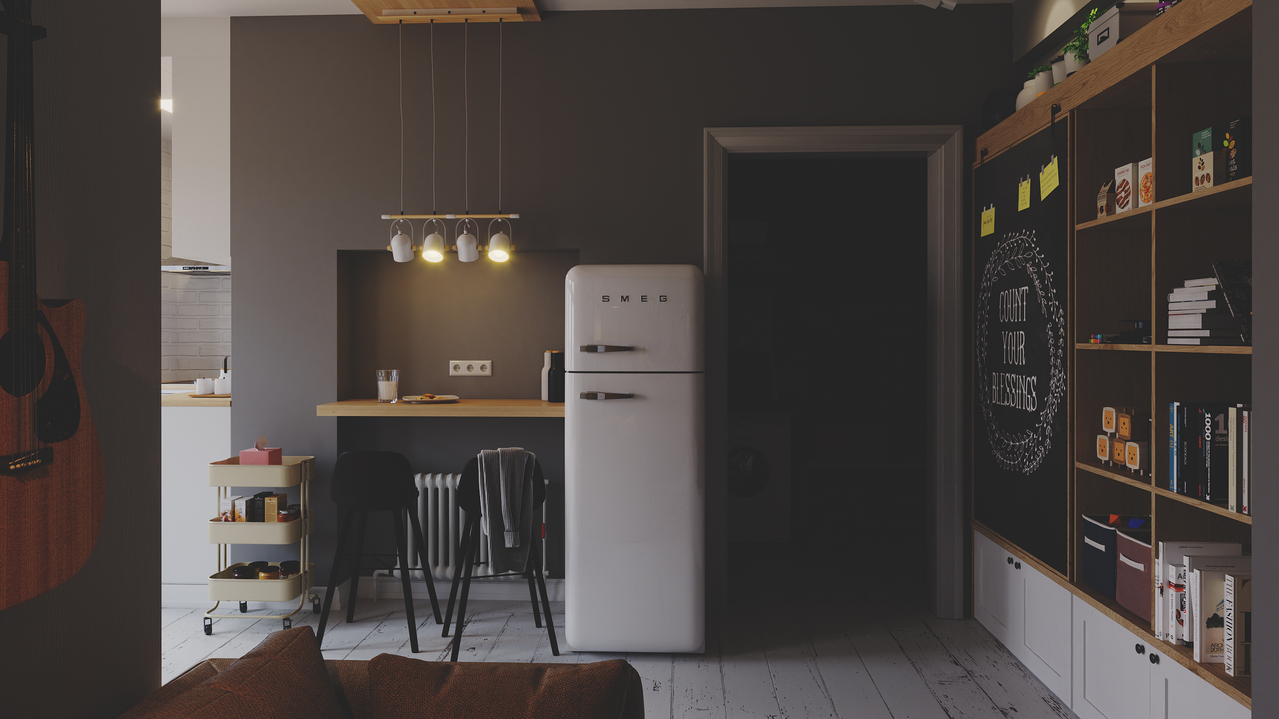 小公寓大设计 | Cinema 4D 助力打造宜居空间-7