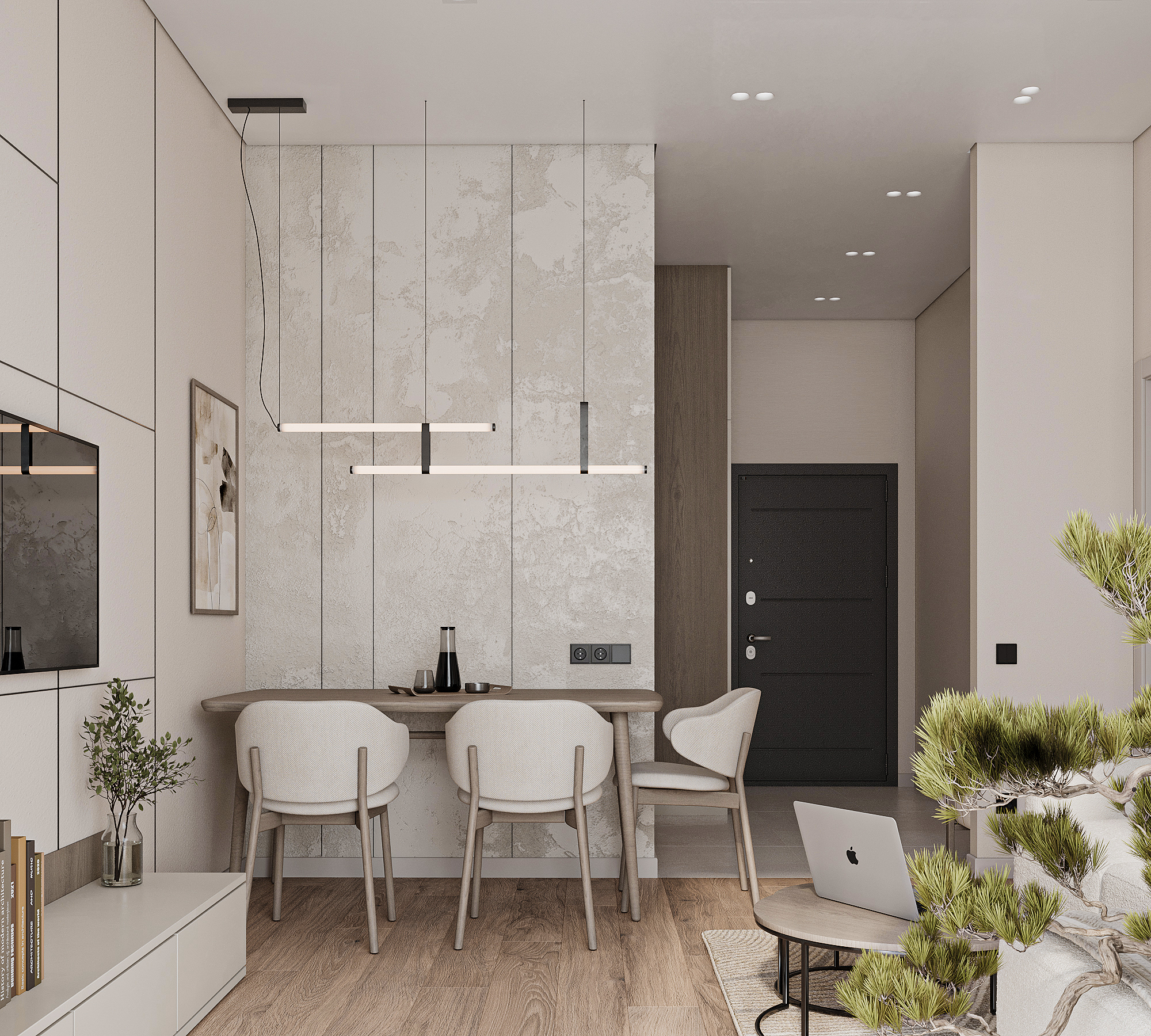 Modern Minimal Living Room Design-3