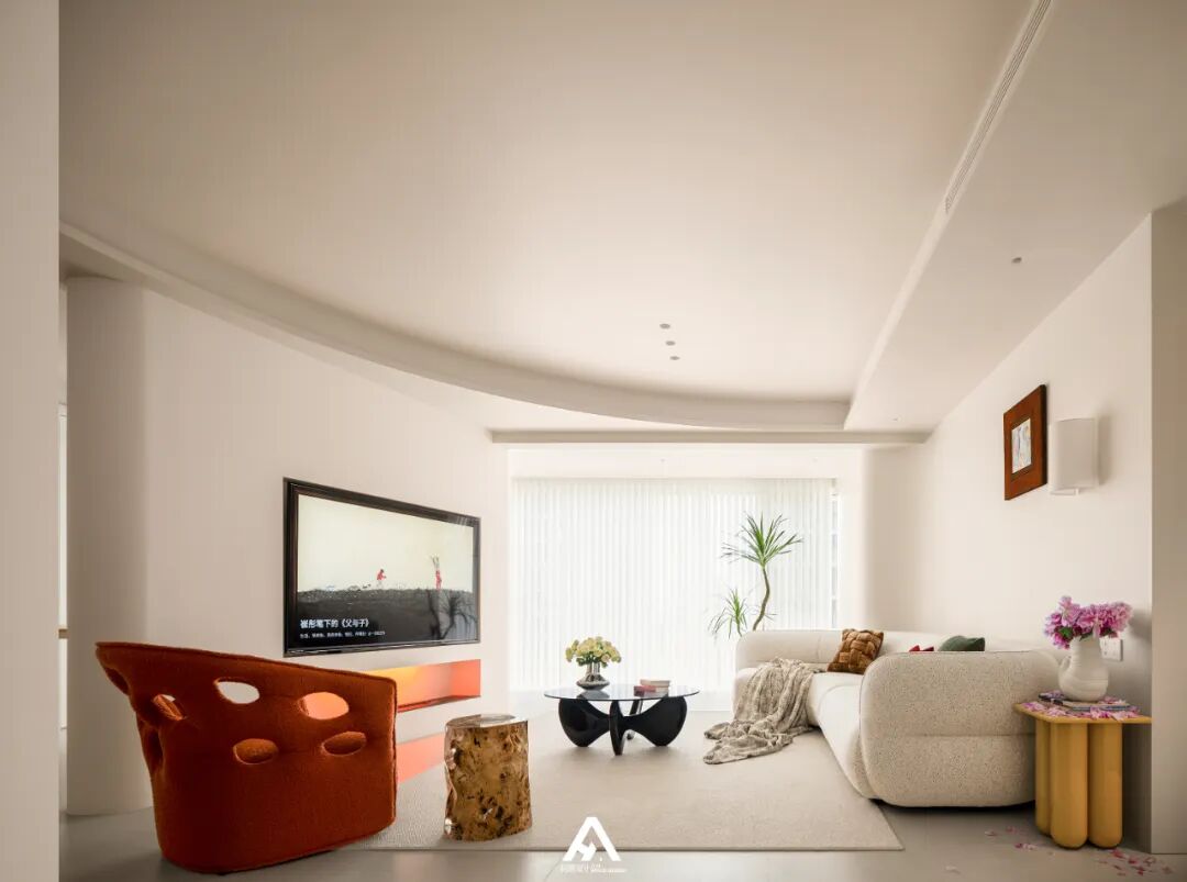 南昌阿鹤设计|自带清凉感的家，淡彩绿意~-16