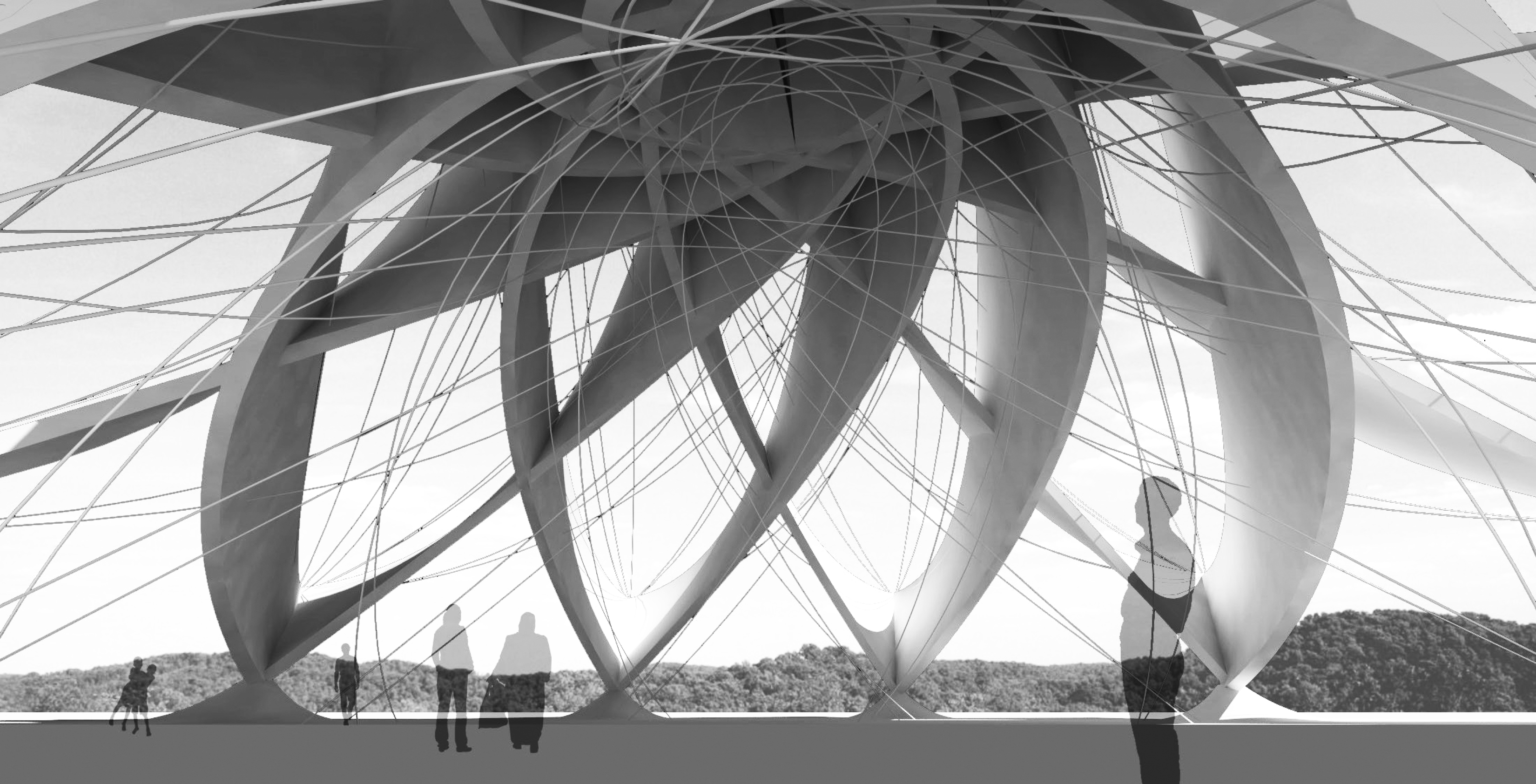 融合自然的巴哈教寺 · 莫尔斯比港的九面穹顶设计-8