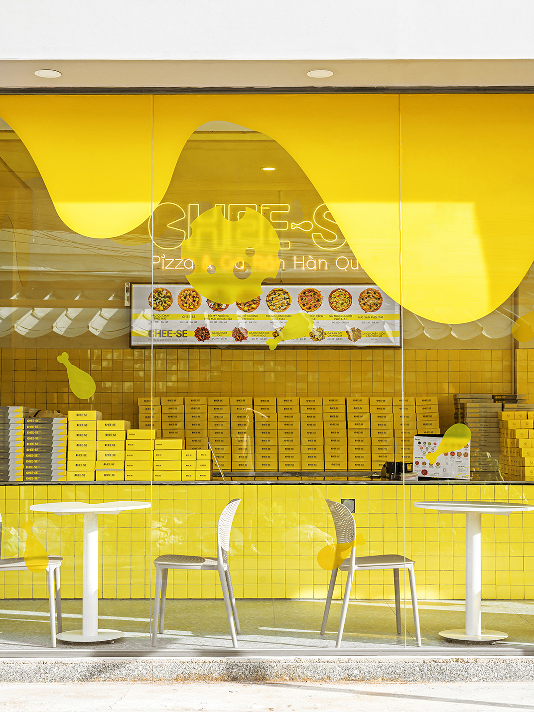 超可爱的餐厅灵感来自一层融化的奶酪 ，越南 | Designed by Ksoul Studio - 甜品店 - 餐厅LOGO-VI空间设计-全球餐饮研究所-4