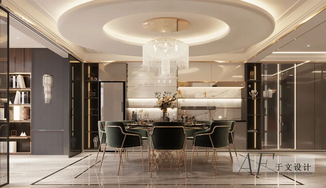 龙湖·舜山府轻奢叠墅丨中国沈阳丨于文建筑装饰设计工作室-35