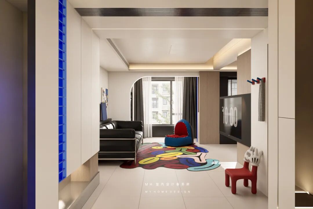 【首发】MH设计新作：多巴胺质感空间▏释放设计精神的内在表达-24