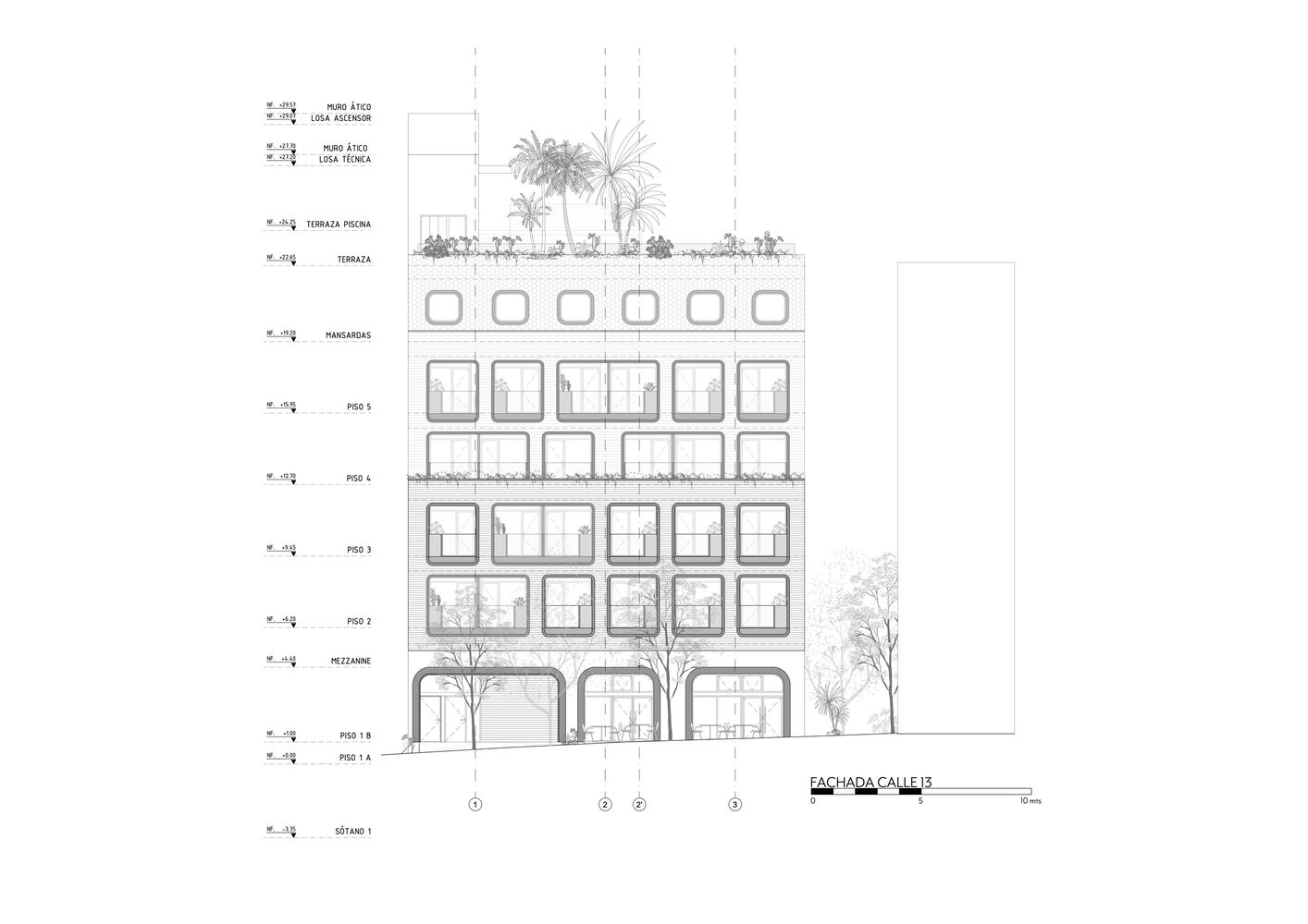 哥伦比亚 Medellín 地标酒店丨Plan:b arquitectos-51