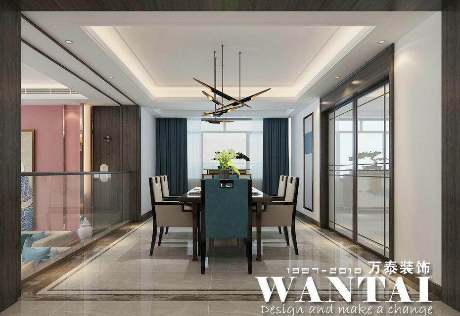 
泰安乐活小镇280㎡别墅装修效果图 -4