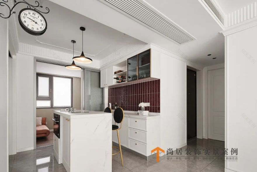 深业青珑上府 143 平法式轻奢住宅丨尚居装饰-30