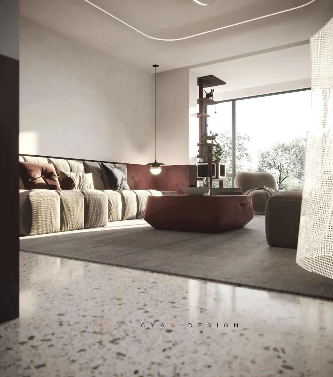 成都童子街庭院“猫奴”设计,人猫共享舒适空间-42