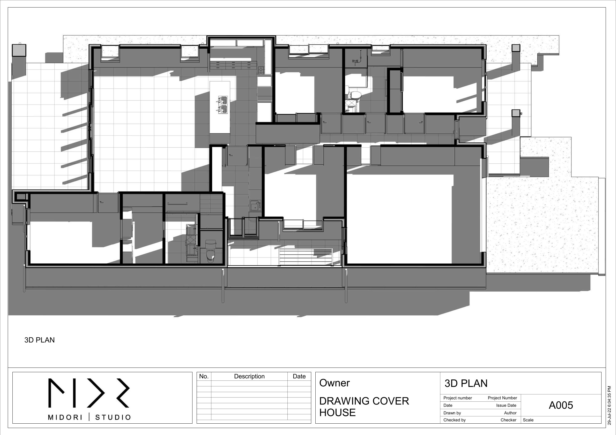 3D MODEL AND DRAWING HOUSE BY REVIT-5