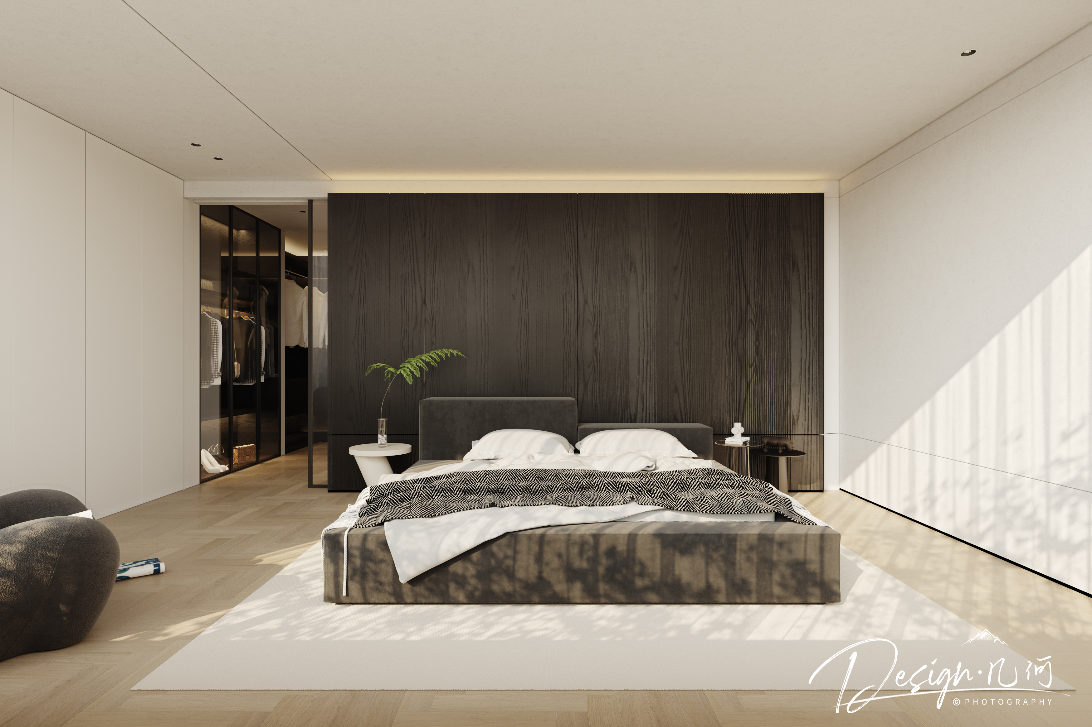 几何空间视觉表现 | 万科城市之光现代客餐厅-4