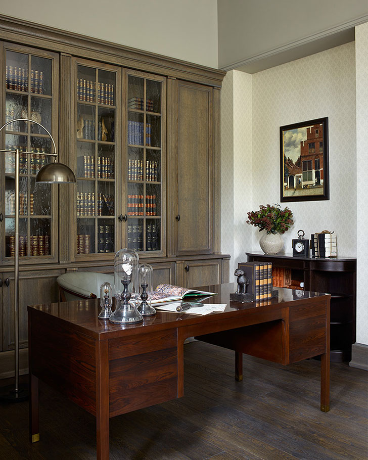 莫斯科奢华家庭别墅，现代英美风格大宅-13