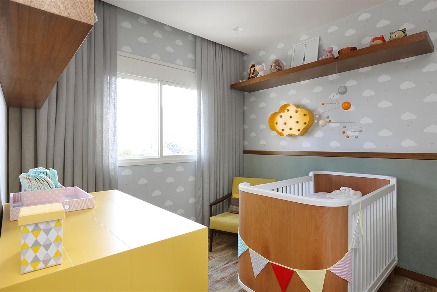 巴西 SP 公寓 | 蓝色调的木质魅力-12