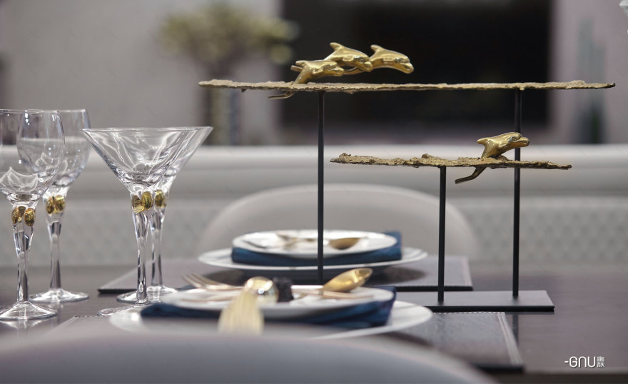 GNU金秋软装:中山万科城 | 轻轻奢华,诗意安居-12