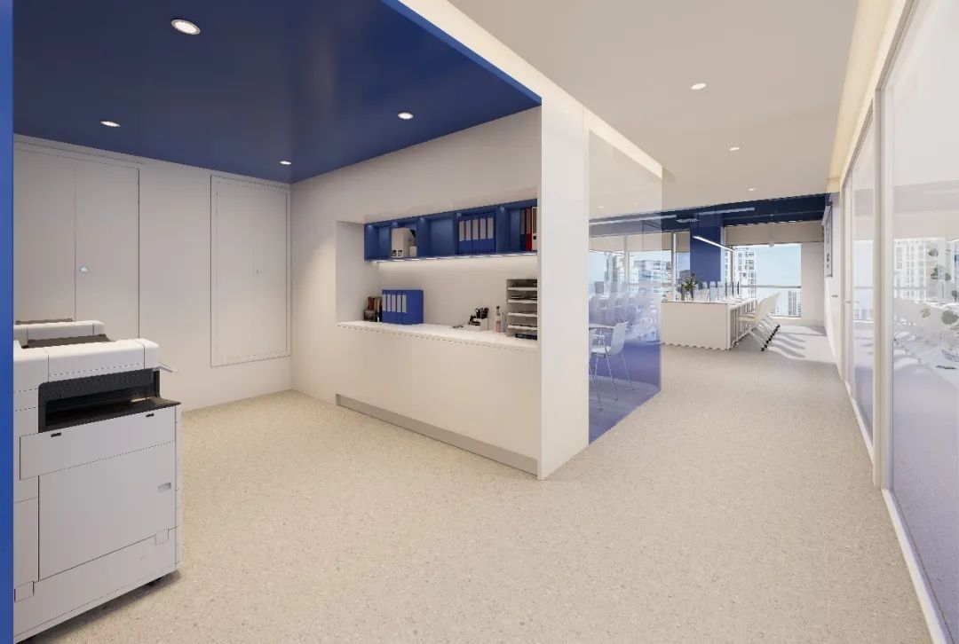 LKDESIGN丨国信会视集团办公空间设计案例-133