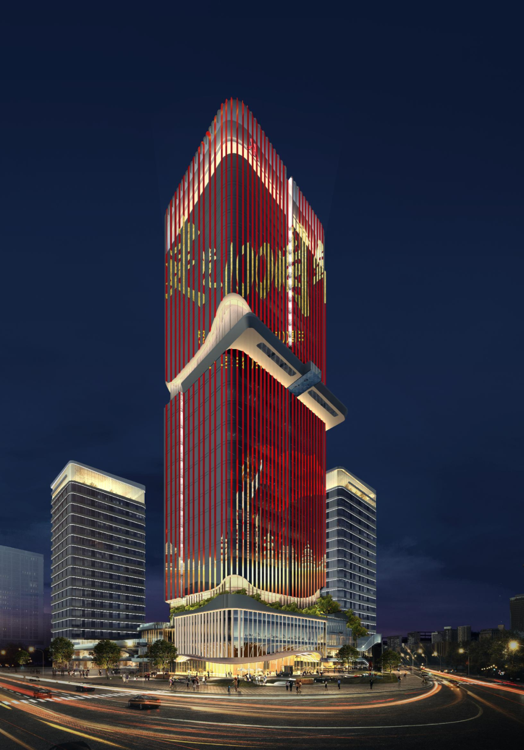 凯顺腾精品业绩【天水中深·财富中心建筑照明设计】-39