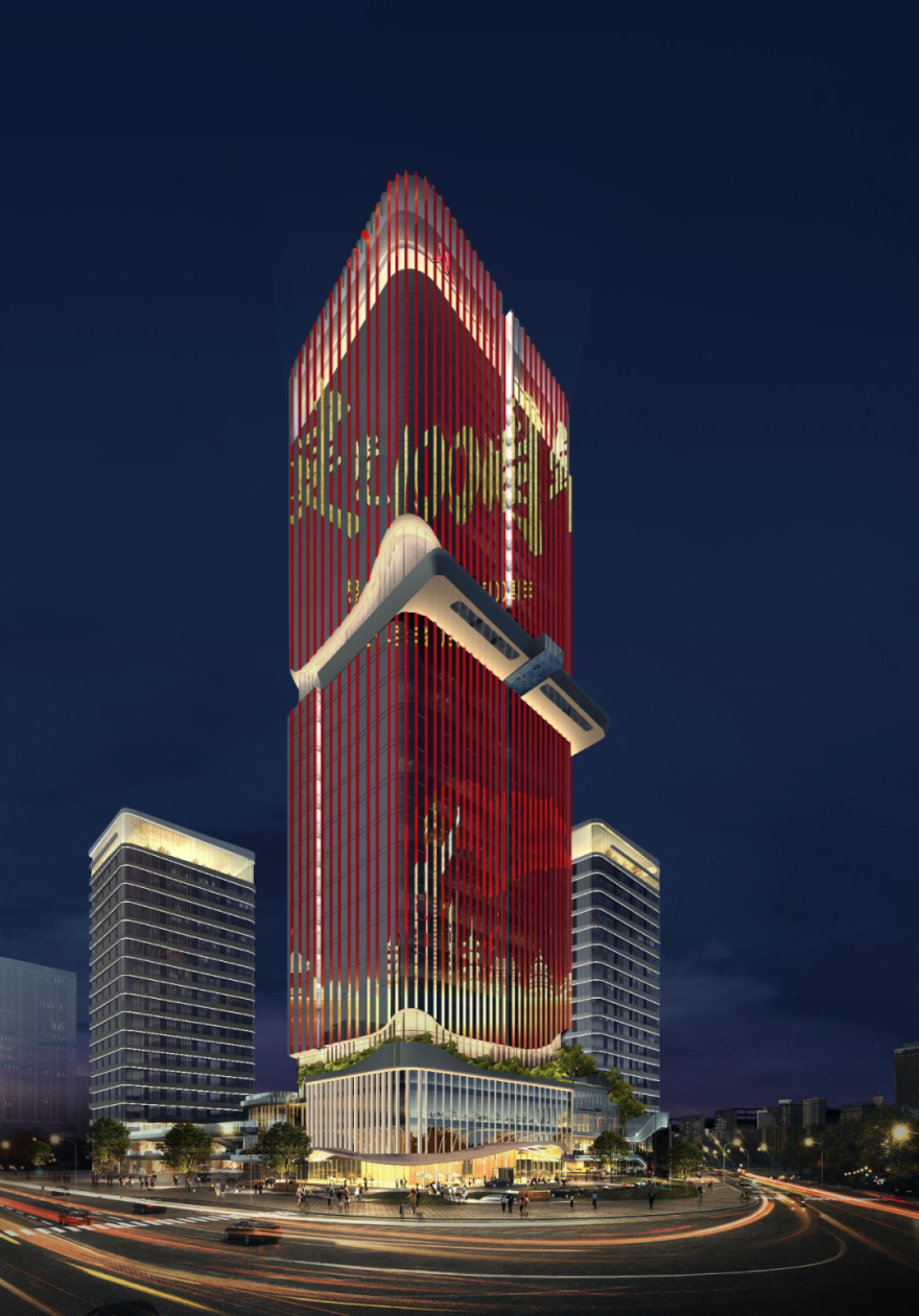 凯顺腾精品业绩【天水中深·财富中心建筑照明设计】-39